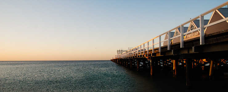 Ocean view and wharf